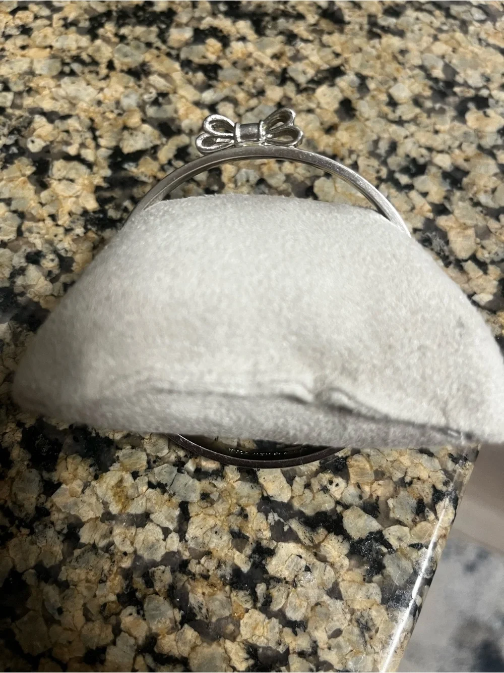 Kate Spade Silver Bow Women's Bangle Bracelet